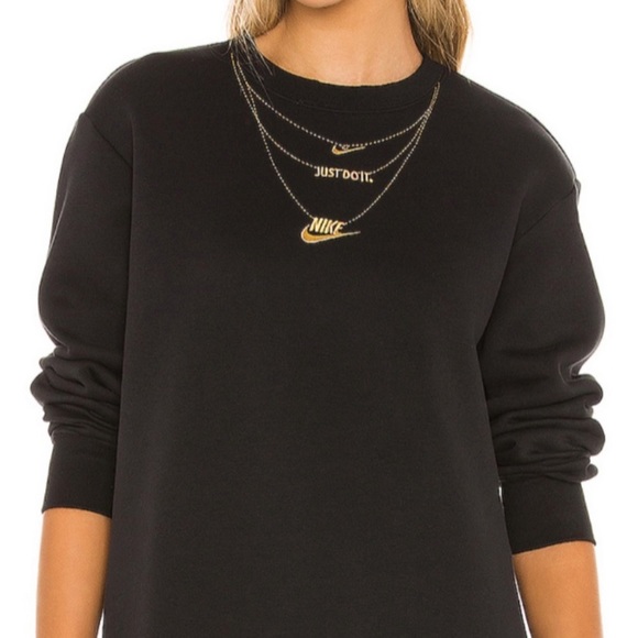 nike sweater with chains